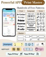 دستگاه لیبل ساز فوممو Phomemo D30 Phomemo D30 | دستگاه لیبل ساز بلوتوثی قابل حمل بدون جوهر - چاپگر لیبل حرارتی با کیفیت 203 DPI