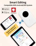 چاپگر لیبل D30 متصل به گوشی هوشمند - خرید از گجتیک | لیبل زن اندروید, لیبل زن آیفون و اندرویدی