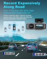 دوربین خودرو DISCOVERY با کیفیت 4K و زاویه دید 170 درجه