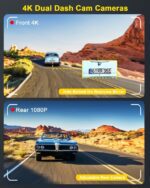 دوربین خودرو DISCOVERY مدل 4K در حال ضبط تصاویر واضح - خرید از گجتیک | کیفیت فیلم‌برداری 4K در دوربین خودرو