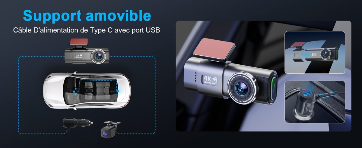 قابلیت ضبط مداوم (Loop Recording) دوربین خودرو DISCOVERY - خرید از گجتیک | ضبط و حذف خودکار ویدئوهای قدیمی