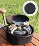 اجاق گاز کمپینگ AEM-005B با کیف حمل مقاوم - خرید از گجتیک | اجاق مناسب سفر و پیک‌نیک