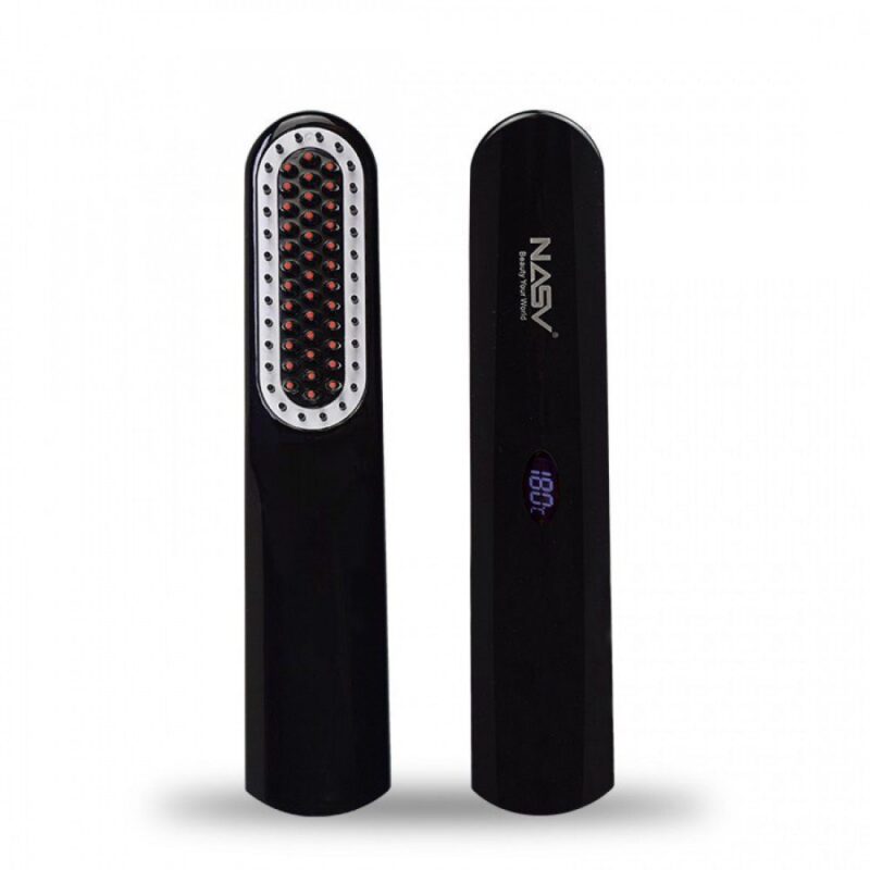 برس صاف‌کننده موی بی‌سیم NASV-500 با نمایشگر LCD – خرید از گجتیک