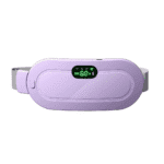 کمربند گرمایشی و ماساژور شکمی برقی با عملکرد گرمایی سه مرحلهای و ماساژ ویبرهای رنگ بنفش