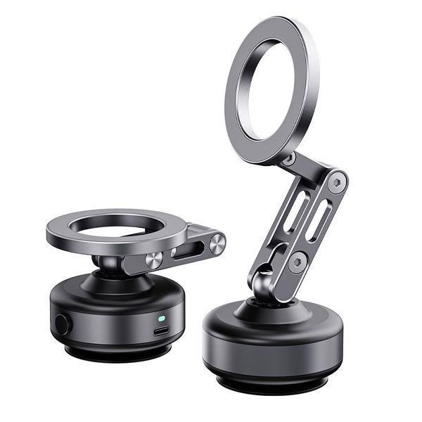 هولدر موبایل مکشی شارژی مدل X93 با قابلیت چرخش 360 درجه، مکش هوشمند، مغناطیس قوی و نصب آسان، انتخابی ایده‌آل برای رانندگان و کاربری‌های خانگی یا اداری است. مناسب برای تمام گوشی‌ها حتی مدل‌های فاقد MagSafe.