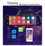 نمایشگر IPS تمام‌صفحه در آینه مانیتور دار خودرو