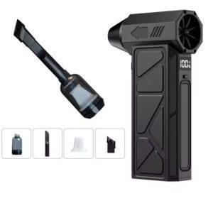 اقلام همراه جارو شارژی مدل 7228 شامل سری‌ها و شارژر