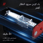 نمای نزدیک موتور پرقدرت پمپ باد ATJ-6988