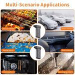 جارو شارژی مدل 7228 هنگام استفاده در خودرو