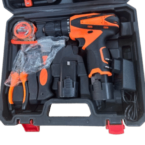 دریل 12 ولت پرمیوم در کنار ابزارآلات دیگر