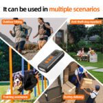 کاربر در حال استفاده از K10 برای آموزش سگ