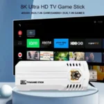 اندروید باکس K8 PRO با بیش از 40,000 بازی داخلی، کیفیت تصویر 8K و سیستم‌عامل Android 12.1، گزینه‌ای ایده‌آل برای تماشای فیلم و بازی است.