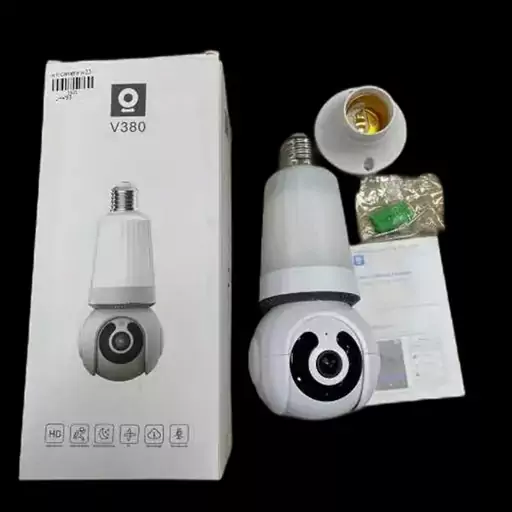 نصب آسان دوربین لامپی تحت شبکه مدل 360 WiFi در سرپیچ E27