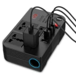 پریزهای برق سهگانه و دوشاخه اینورتر فندکی DENX مدل DX130 - برای اتصال دستگاههای مختلف