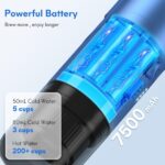 دستگاه اسپرسو ساز TK03 در حال دم کردن قهوه - خرید از گجتیک | قهوهساز شارژی, اسپرسو ساز 20 بار