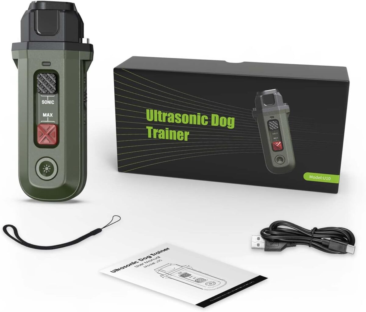 گجت دورکننده سگ اولتراسونیک مدل U10 با تکنولوژی پیشرفته و 3 موج صوتی مختلف، امنیت و آرامش را برای شما فراهم می‌کند. دارای محدوده عملکرد 10 متری، عمر باتری طولانی و طراحی ارگونومیک برای استفاده آسان و ایمن.