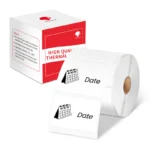 لیبل‌های پشت چسب‌دار Phomemo با ابعاد 40×30 میلی‌متر و تعداد 230 عدد در هر رول، مقاوم در برابر آب، روغن، سایش و تغییرات دما هستند. این لیبل‌ها برای استفاده با پرینترهای حرارتی مستقیم Phomemo طراحی شده‌اند و برای سازمان‌دهی لوازم اداری، ابزارآلات و صنایع‌دستی مناسب هستند.