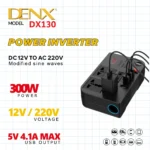 پورت USB اینورتر فندکی DENX مدل DX130 - برای شارژ سریع دستگاهها