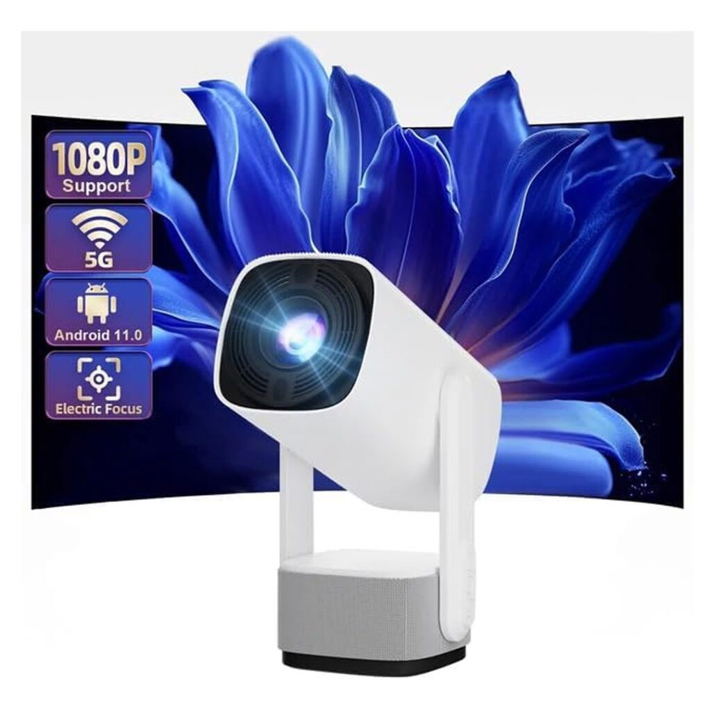 پروژکتور 4K شارژی قابل حمل K2 با طراحی سبک و جمع‌وجور، تجربه سینمایی واقعی در هر مکان را فراهم می‌کند. با سیستم‌عامل اندروید 11، اتصال وای‌فای و بلوتوث، کیفیت تصویر عالی و باتری قدرتمند، همراه همیشگی شما در سفرها و تفریحات است