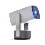 ویدئو پروژکتور K2 شارژی قابل حمل در حالت روشن - خرید از فروشگاه گجتیک | پروژکتور قابل حمل, پروژکتور شارژی, پروژکتور 4k