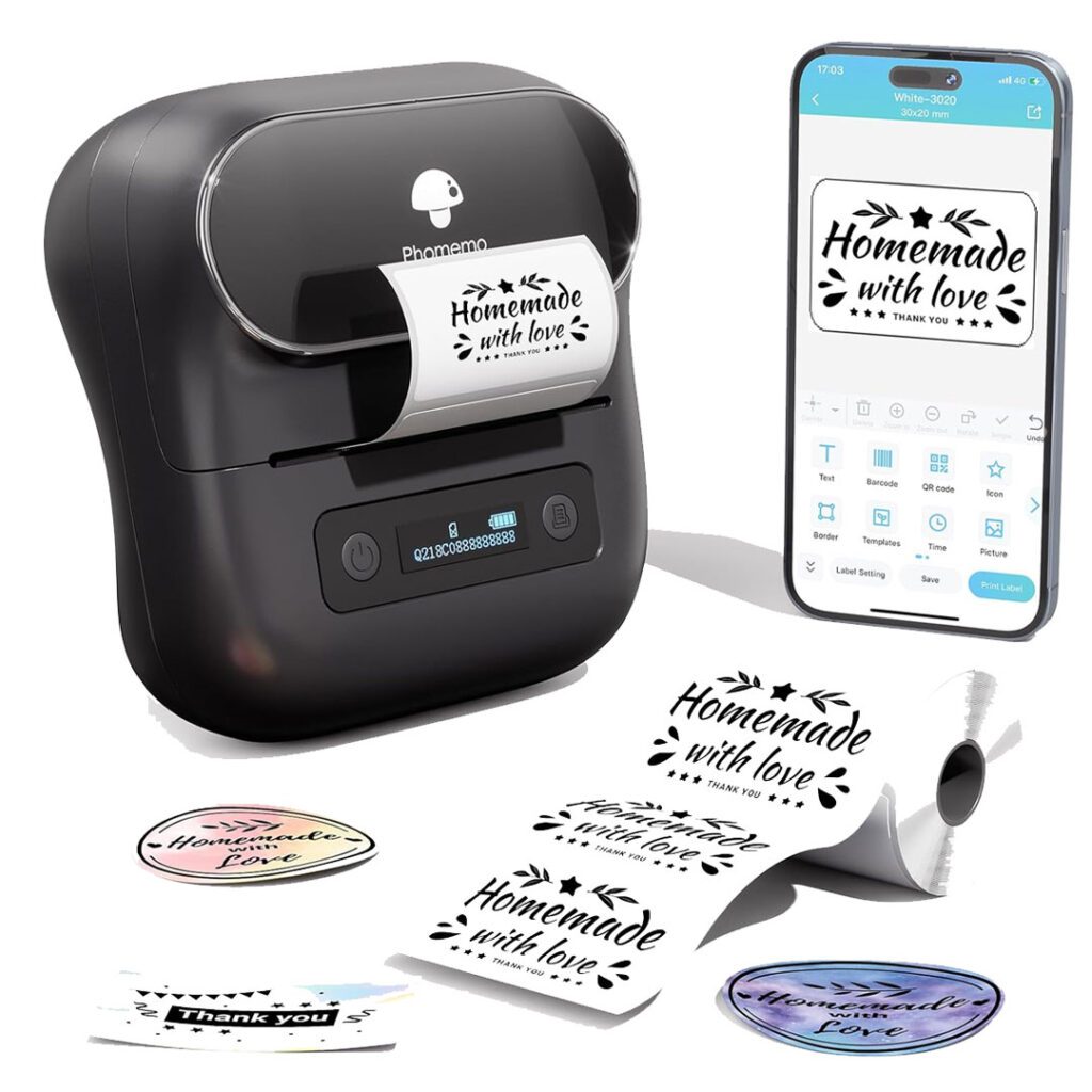 پرینتر لیبل زن Phomemo M220: چاپ لیبل حرفه‌ای و بی‌نظیر با طراحی جمع‌وجور