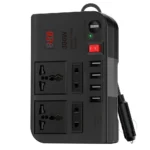 اینورتر فندکی 300 وات DENX مدل DX130 - تبدیل برق 12 ولت به 220 ولت برای خودرو | خرید از گجتیک