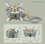 اجاق گاز AEM-005B با طراحی تاشو و شعله‌های قابل تنظیم - خرید از گجتیک | اجاق سفری چندمنظوره