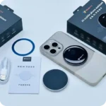 اتصال مغناطیسی WearFit به پشت گوشی – خرید از گجتیک | نصب آسان و بدون کابل اضافی