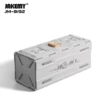 ست پیچ گوشتی 180 عددی JAKEMY JM-8192 با کیفیت ساخت بالا و طراحی ارگونومیک مناسب برای تعمیرات لوازم الکترونیکی، موبایل، کنسول‌های بازی و بسیاری از دستگاه‌های دیگر. ابزار کامل و همه‌کاره برای حرفه‌ای‌ها و علاقه‌مندان به تعمیرات.