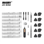 ست پیچ گوشتی 180 عددی JAKEMY JM-8192 - ابزار حرفه‌ای برای تعمیرات دقیق - Image 9