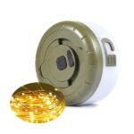 ریسه چراغ کمپینگ مدل YD-2314 در حال شارژ با پاوربانک - خرید از گجتیک | ریسه قابل شارژ Type-C