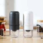 آسیاب قهوه شارژی مدل XH501 طراحی ارگونومیک سفید و مشکی - خرید از گجتیک | آسیاب قهوه شارژی XH501 طراحی ساده