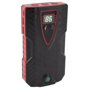 جامپ استارتر و پمپ باد HIGH-POWER مدل ۴۶۵۸۹ نمای جلو - خرید از گجتیک | جامپ استارتر,پمپ باد خودرو,پاوربانک چندکاره