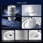 چراغ خواب کهکشانی و اسپیکر STAR VISION PROJECTOR مدل S02 - Image 2