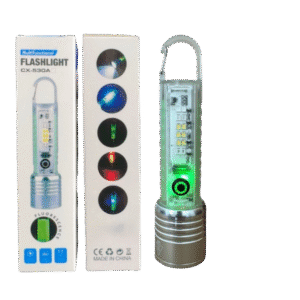 محتویات کامل بسته چراغ قوه LED مدل CX-530A – خرید از گجتیک | لوازم جانبی چراغ قوه