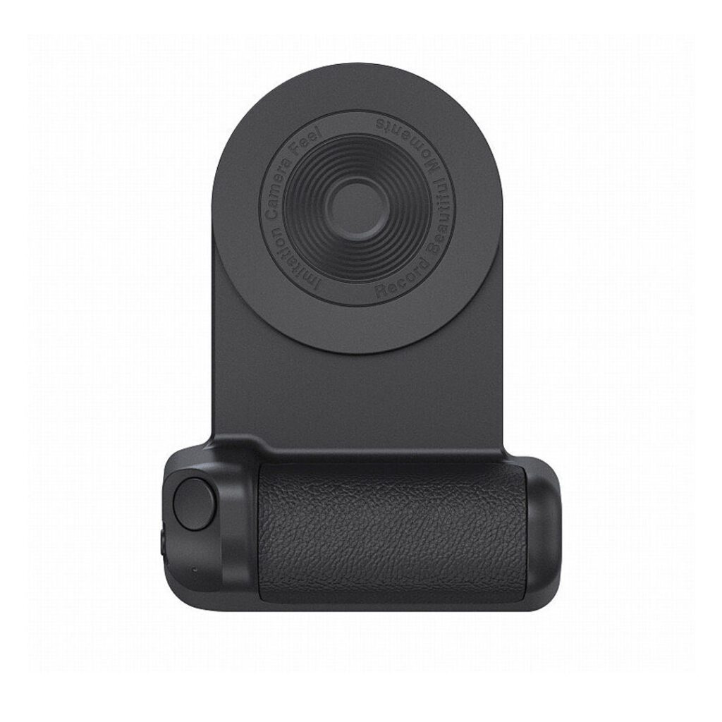 هولدر شاتر دار موبایل؛ تجربه عکاسی و فیلم‌برداری حرفه‌ای با کاهش لرزش دست، طراحی ارگونومیک و دکمه شاتر بلوتوثی. سازگار با اکثر گوشی‌ها و مجهز به شارژ وایرلس. مناسب ولاگرها، تولیدکنندگان محتوا و عاشقان عکس و ویدیو!