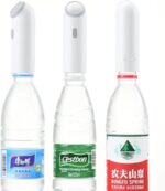 خودشور شارژی نصب‌شونده روی بطری آب – خرید از گجتیک | آفتابه مسافرتی برقی