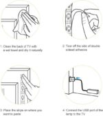 چسب دوطرفه قوی پشت ریسه RGB برای نصب آسان — خرید از گجتیک | Strong Double-Sided Adhesive on LightingWill Strip