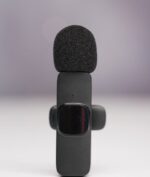 میکروفون بی‌سیم K9 لایتنینگ از نمای روبرو — خرید از گجتیک | K9 Lightning Wireless Microphone for iPhone with Noise Cancellation