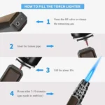 طراحی ارگونومیک فندک Jobon Turbo Jet