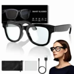 عینک هوشمند دوربین‌دار FHD مدل M01 | ضبط ویدیو Full HD، ترجمه هم‌زمان و محافظ چشم UV400 - Image 8