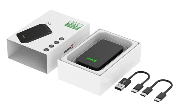 دانگل بی‌سیم Carlinkit 5.0 CPC200-2Air درون جعبه