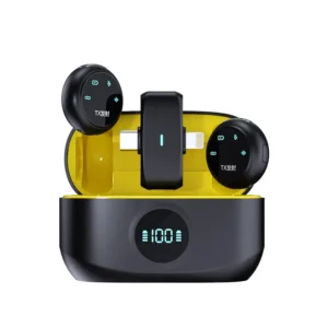 میکروفون یقه‌ای بی‌سیم K31PRO با کیس شارژ دیجیتال